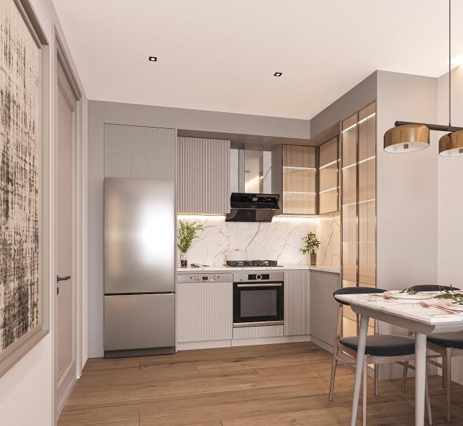 Пентхаус 4+2 с видом на море в Стамбуле