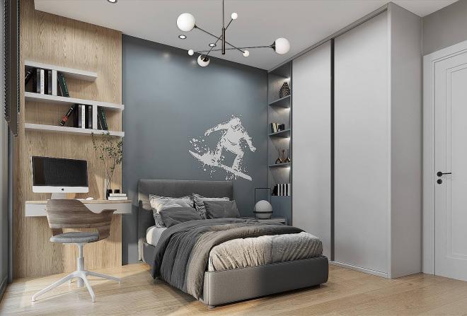 Квартира 1+1 с видом на море в Стамбуле