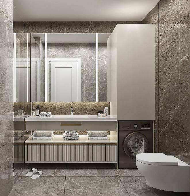 Квартира 3+1 с видом на море в Стамбуле