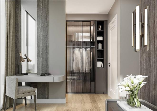 Квартира 4+1 с видом на море в Стамбуле