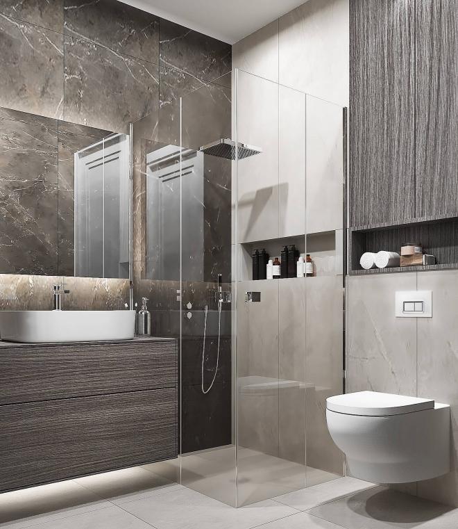 Квартира 4+1 с видом на море в Стамбуле