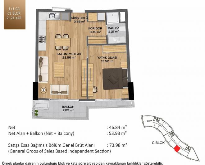 Квартира 3+1 в Стамбуле