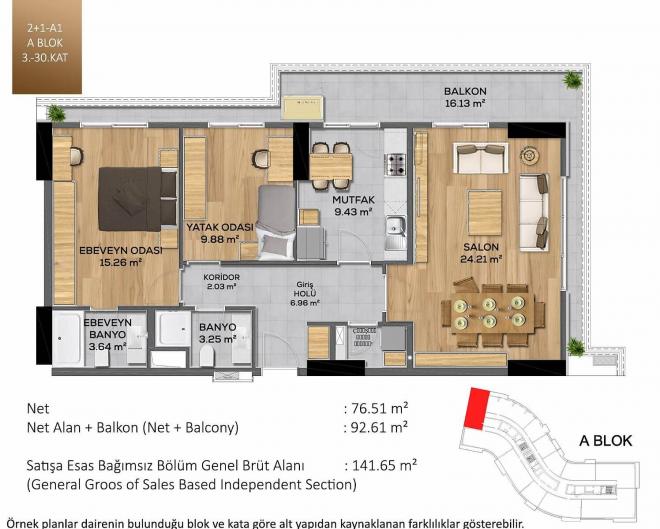 Квартира 3+1 в Стамбуле