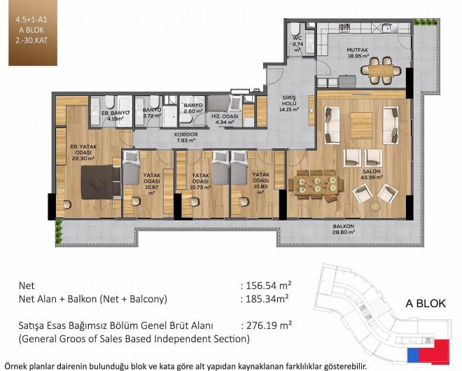 Квартира 3+1 в Стамбуле