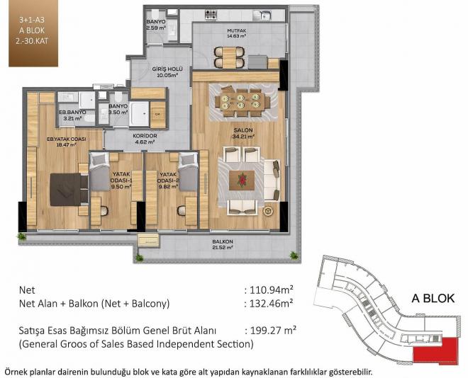 Квартира 5+1 в Стамбуле