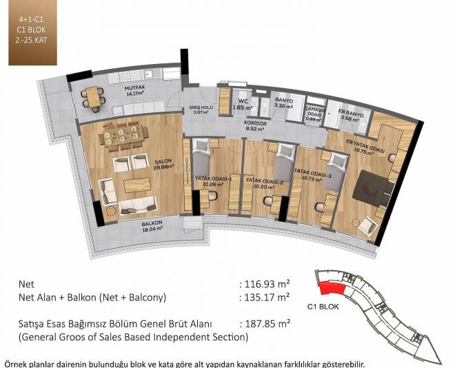 Квартира 5+1 в Стамбуле