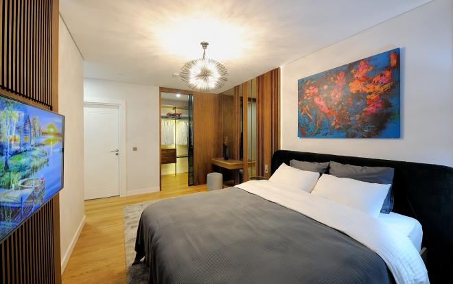 Квартира 1+1 с видом на море в Стамбуле