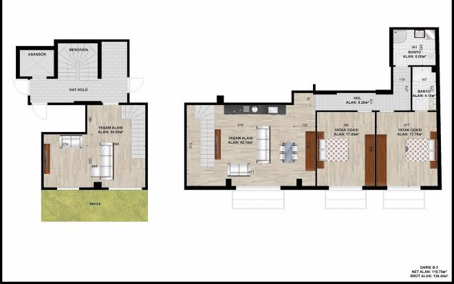 Квартира 3+1 в Стамбуле