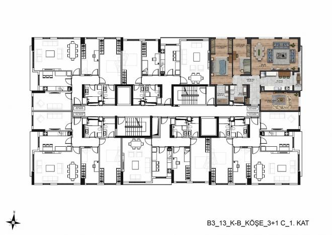 Квартира 2+1 в Стамбуле