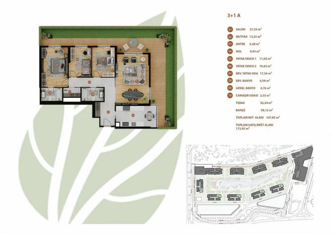 Квартира 2+1 в Стамбуле