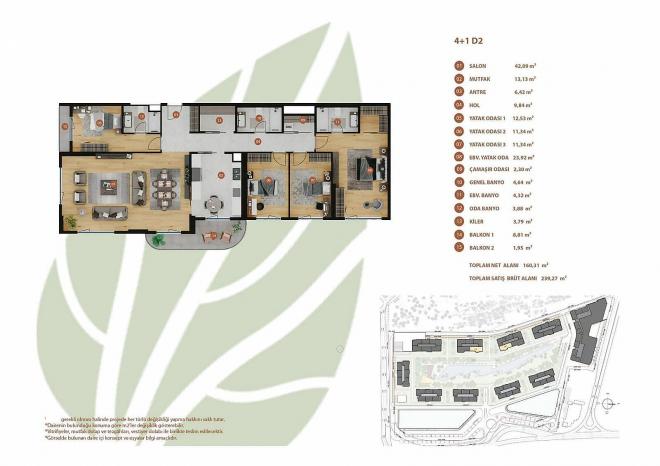 Квартира 4+1 в Стамбуле