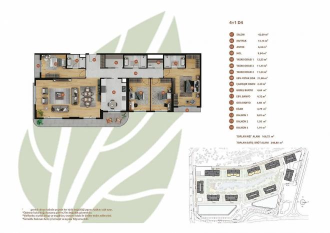 Квартира 4+1 в Стамбуле