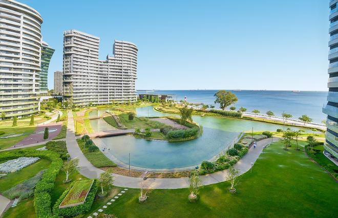 Квартира 2+1 с видом на море в Стамбуле