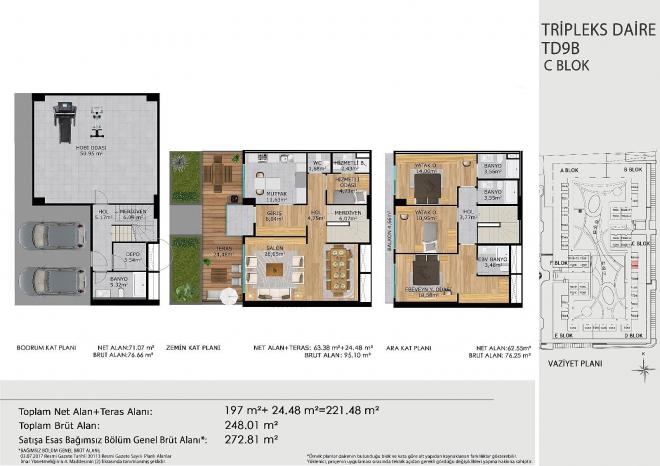 Дюплекс 4+1 с видом на море в Стамбуле