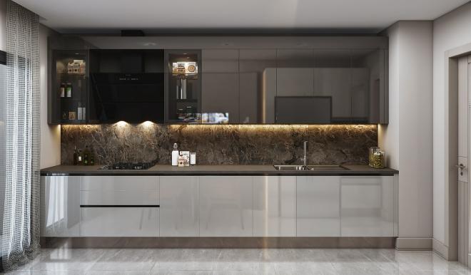 Квартира 2+1 с видом на море в Стамбуле