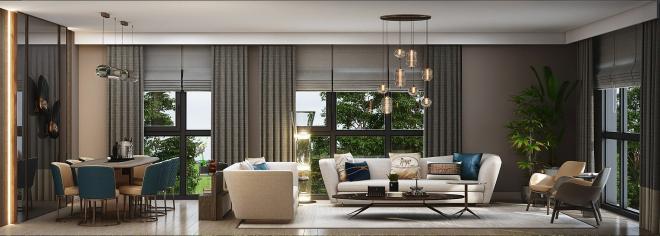 Квартира 3+1 с видом на море в Стамбуле