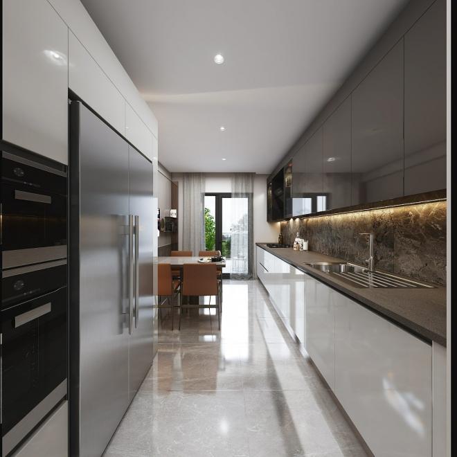 Квартира 3+1 с видом на море в Стамбуле