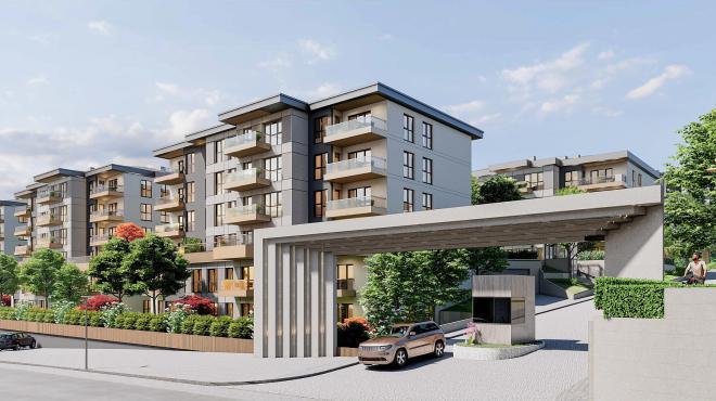 Квартира 3+1 с видом на море в Стамбуле