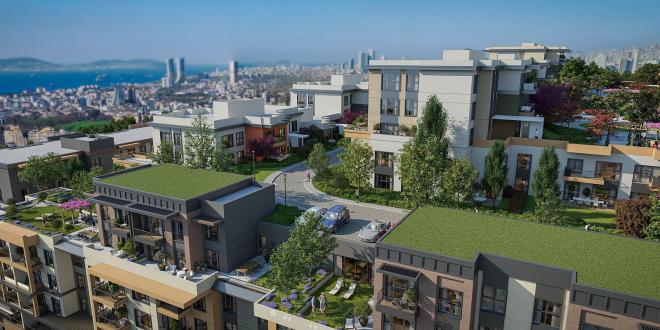 Квартира 3+1 с видом на море в Стамбуле