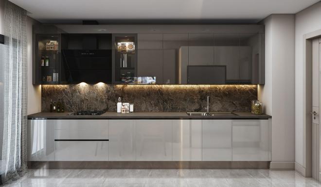 Квартира 3+1 с видом на море в Стамбуле