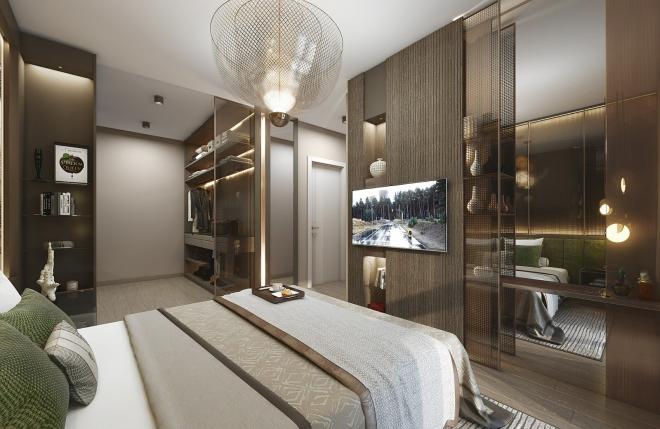 Квартира 3+1 с видом на море в Стамбуле