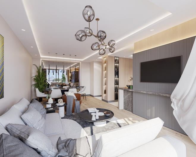 Квартира 2+1 с видом на море в Стамбуле