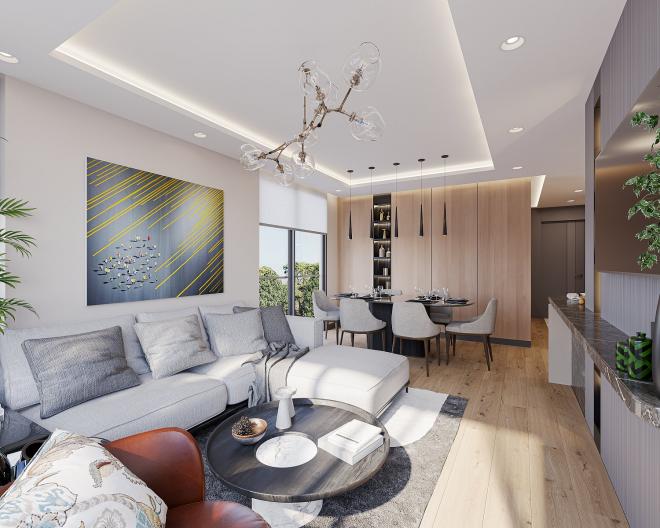 Квартира 2+1 с видом на море в Стамбуле