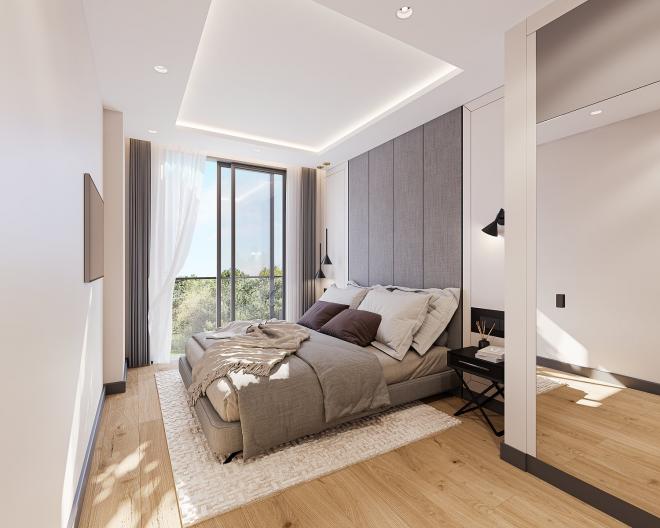 Квартира 2+1 с видом на море в Стамбуле