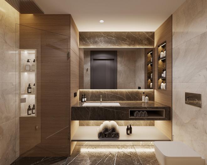 Квартира 2+1 с видом на море в Стамбуле