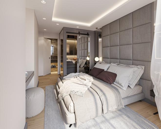 Квартира 2+1 с видом на море в Стамбуле