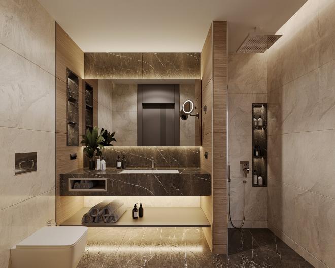 Квартира 2+1 с видом на море в Стамбуле