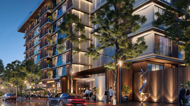 Квартира 2+1 с видом на море в Стамбуле