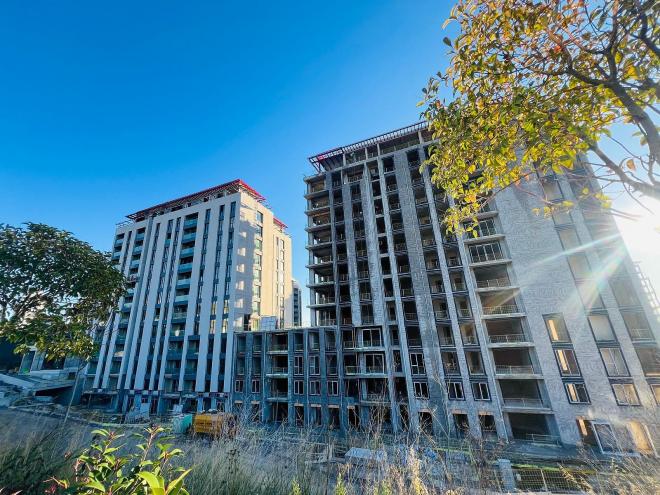 Квартира 1+1 с видом на море в Стамбуле