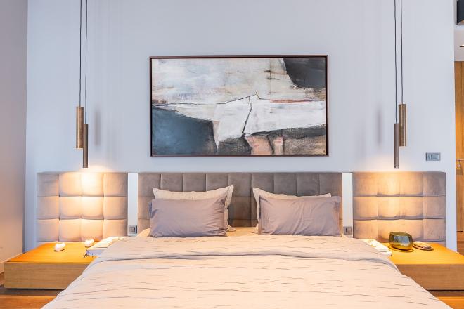 Квартира 1+1 с видом на море в Стамбуле