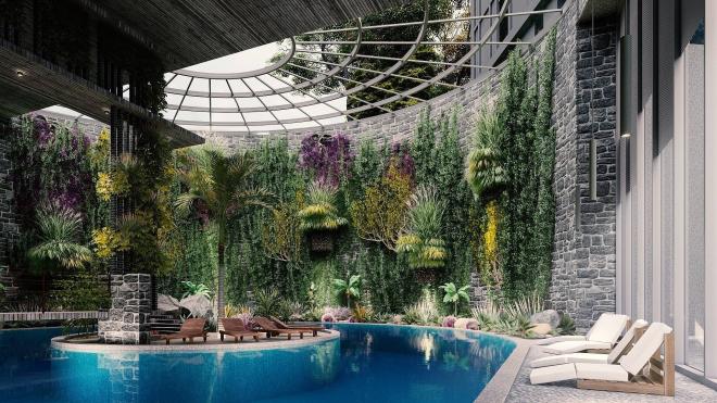 Квартира 1+1 с видом на море в Стамбуле