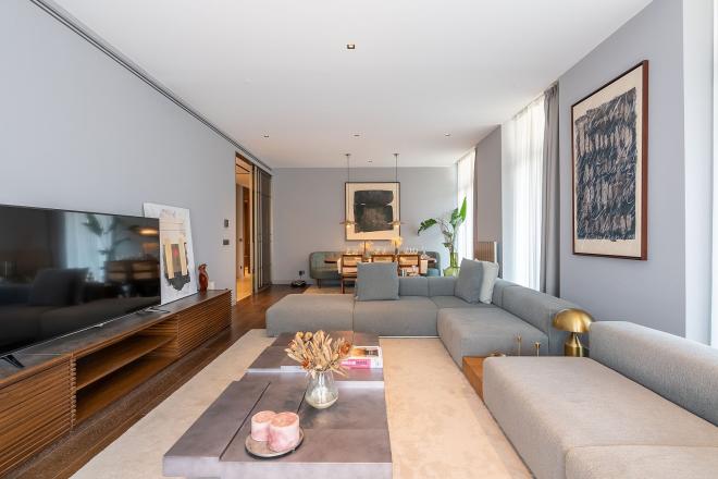 Квартира 2+1 с видом на море в Стамбуле