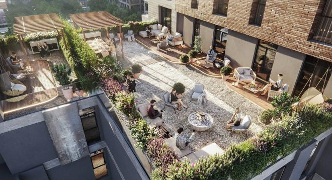 Квартира 3+1 с видом на море в Стамбуле