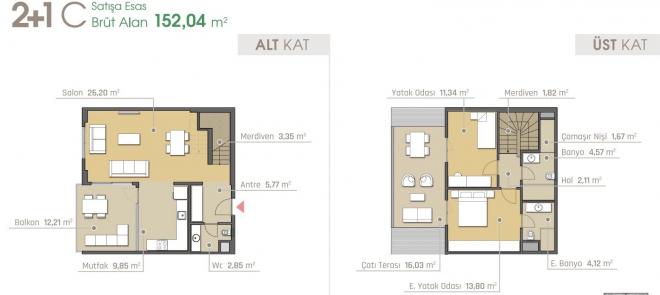 Квартира 1+1 в Стамбуле