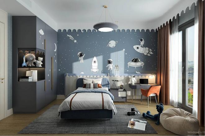 Дюплекс 5+2 с видом на море в Стамбуле