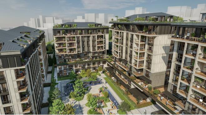 Дюплекс 5+2 с видом на море в Стамбуле