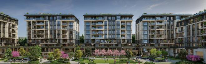 Дюплекс 5+2 с видом на море в Стамбуле