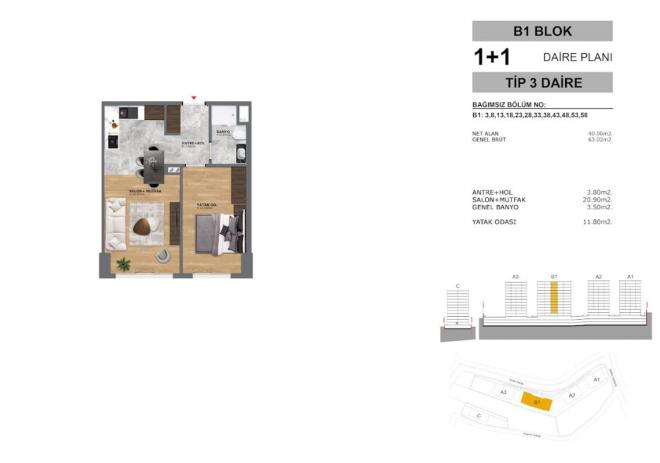 Квартира 2+1 в Стамбуле