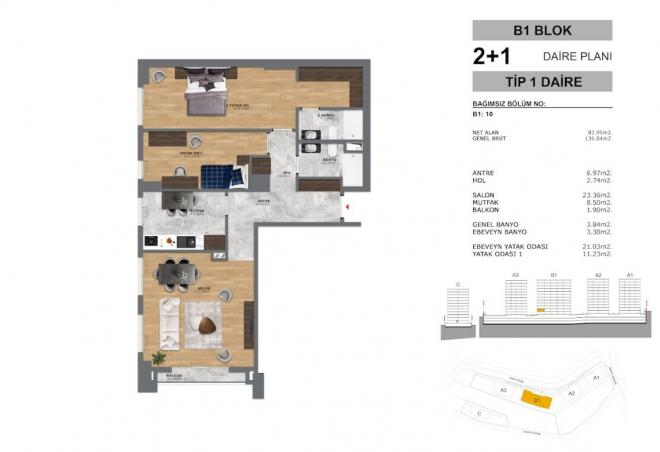 Квартира 3+1 в Стамбуле