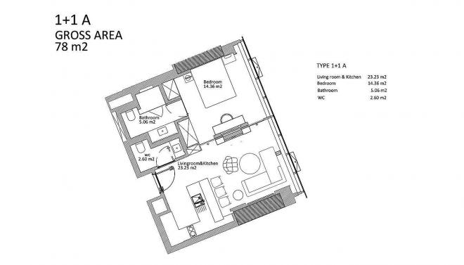 Квартира 3+1 в Стамбуле
