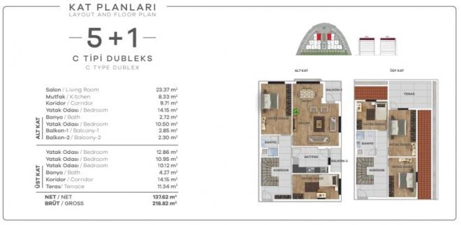 Квартира 3+1 в Стамбуле