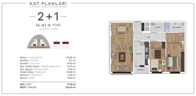 Квартира 3+1 в Стамбуле