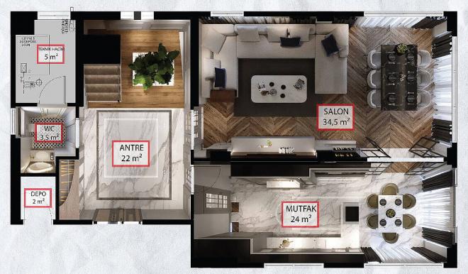 Вилла 5+2 в Стамбуле