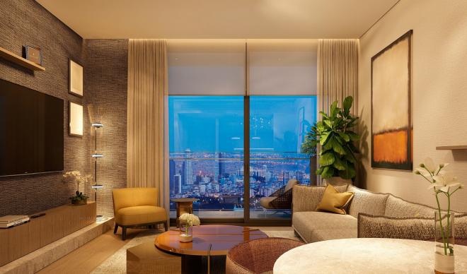 Квартира 1+1 с видом на море в Стамбуле