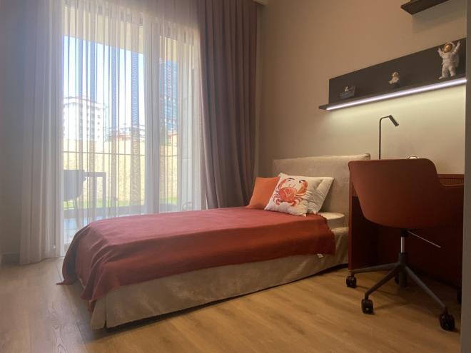 Квартира 1+1 с видом на море в Стамбуле