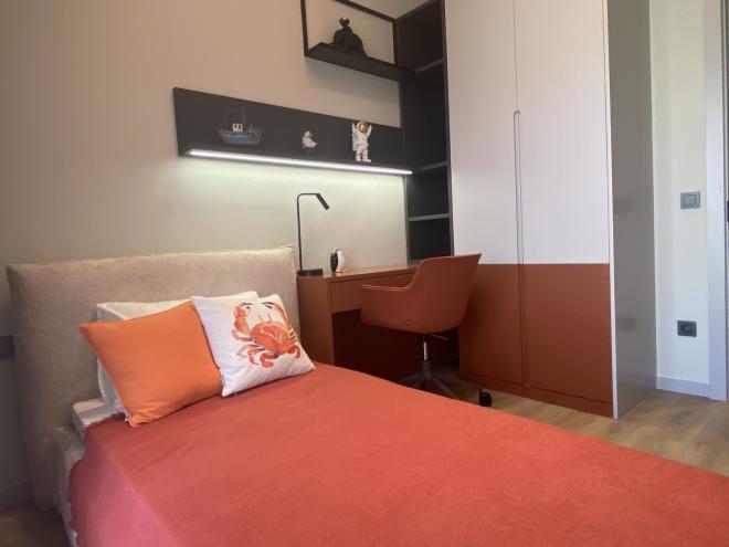 Квартира 1+1 с видом на море в Стамбуле